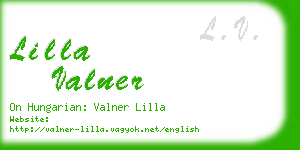 lilla valner business card